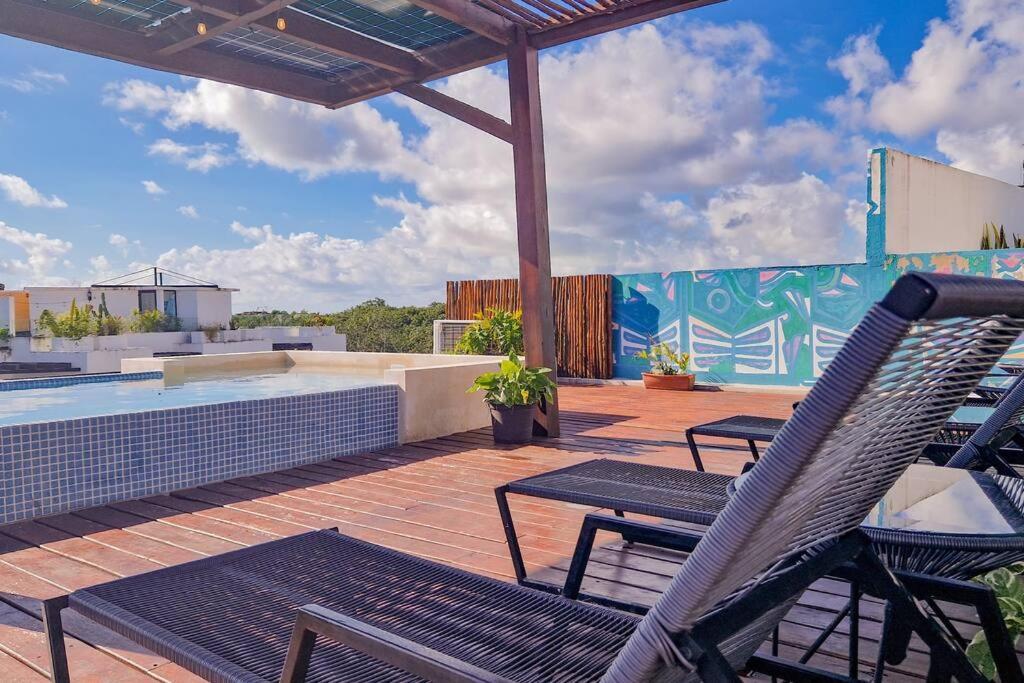 Eco-Friendly And Modern Loft 4 By Noox Apartamento Tulum Exterior foto